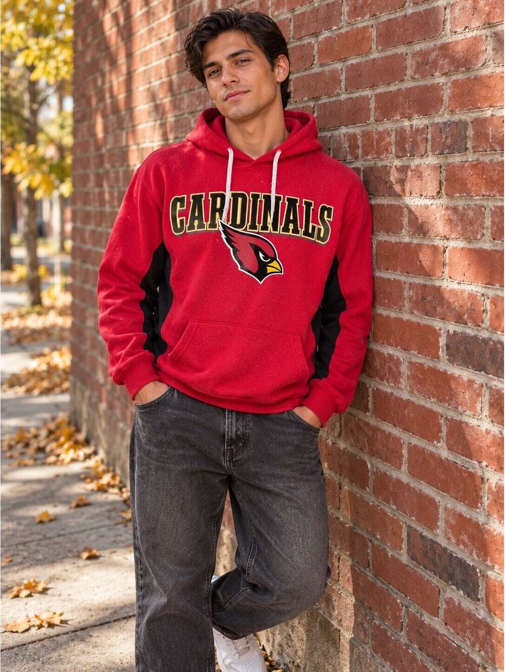 Arizona Cardinals NFL Ultra Game Red Black Hoodie Medium